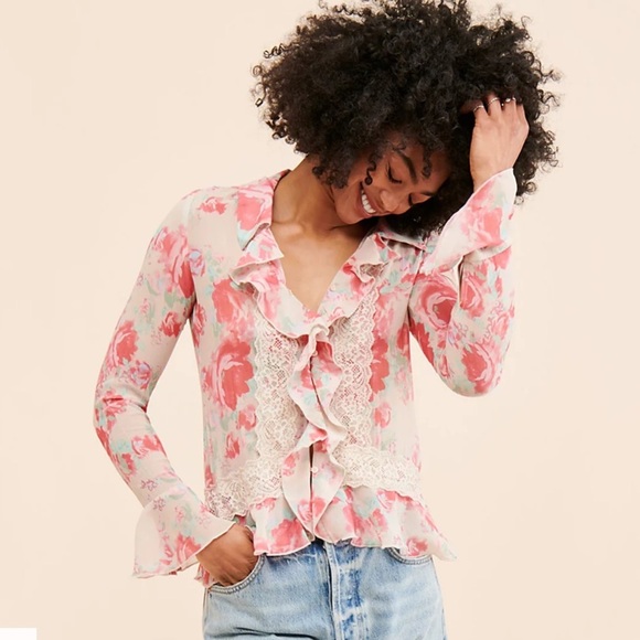Free People Bad at Love blouse - Picture 1 of 6
